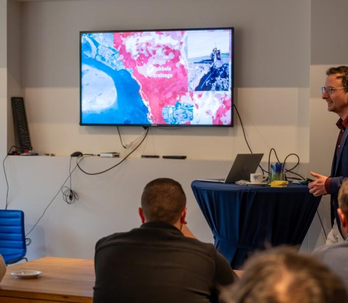 sessie over innovatieve drainage